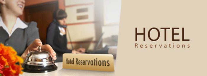 Reservasi perhotelan booking dalam